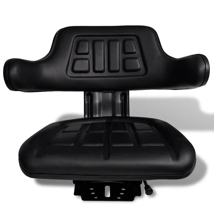 vidaXL Tractor Seat | Black | Steel | Standard | Adjustable Armrests 2
