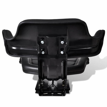 vidaXL Tractor Seat | Black | Steel | Standard | Adjustable Armrests 4