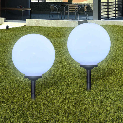 40865 vidaXL Outdoor Pathway Lamps 2 pcs LED 30 cm with Ground Spike 1