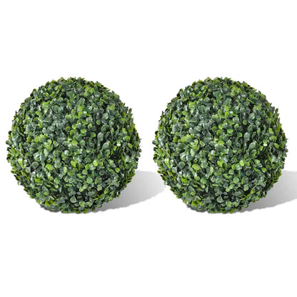 vidaXL Artificial Plant | Set of 2 | Mixed green | PVC | 35 cm diameter 1