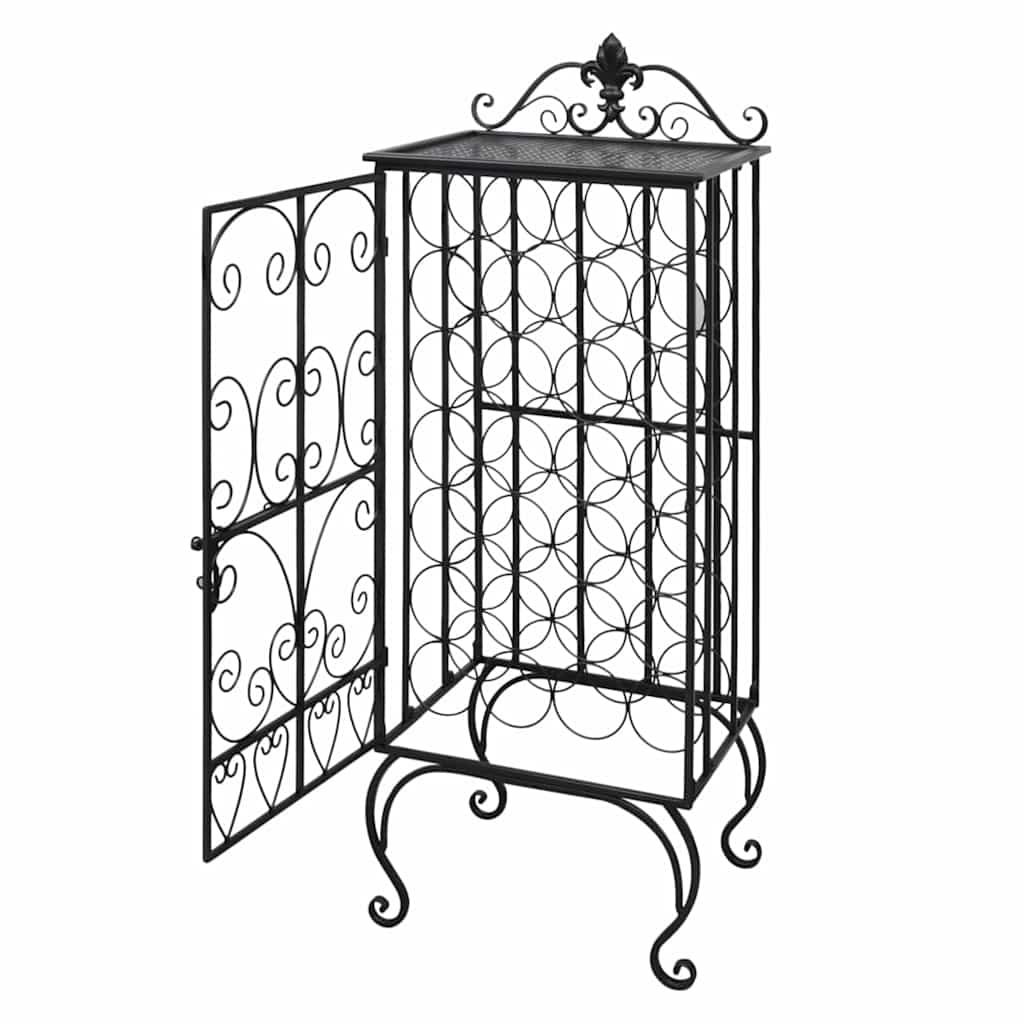 vidaXL Wine Rack for 28 Bottles Metal 2