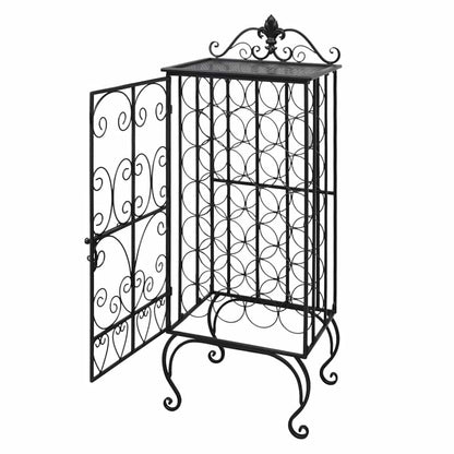 vidaXL Wine Rack for 28 Bottles Metal 2