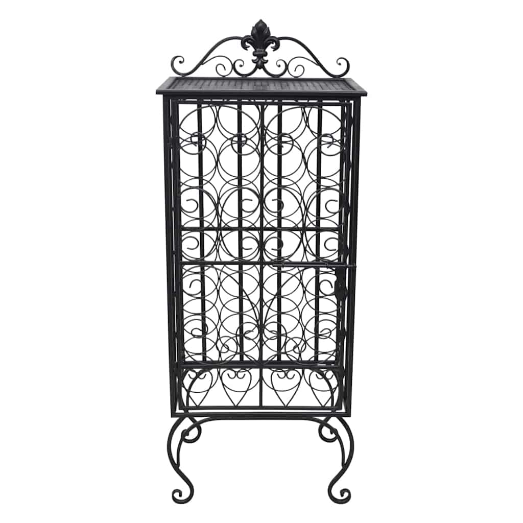 vidaXL Wine Rack for 28 Bottles Metal 4