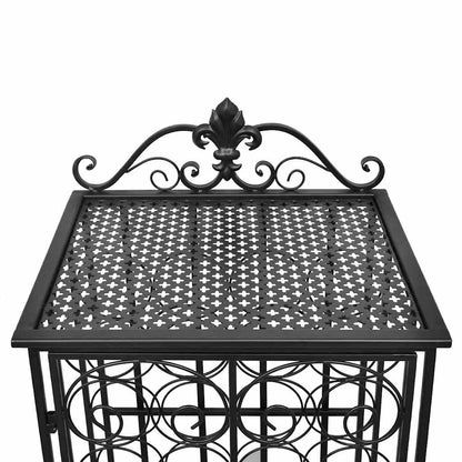 vidaXL Wine Rack for 28 Bottles Metal 5