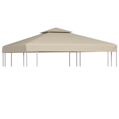 vidaXL Gazebo Cover Canopy Replacement 310 g / m² Beige 3 x 3 m 1