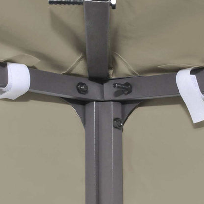 vidaXL Gazebo Cover Canopy Replacement 310 g / m² Beige 3 x 3 m 4