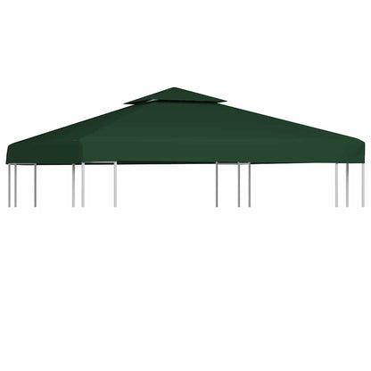 vidaXL Gazebo Canopy | Green | Polyester with PVC coating | 3 x 3 meter 1