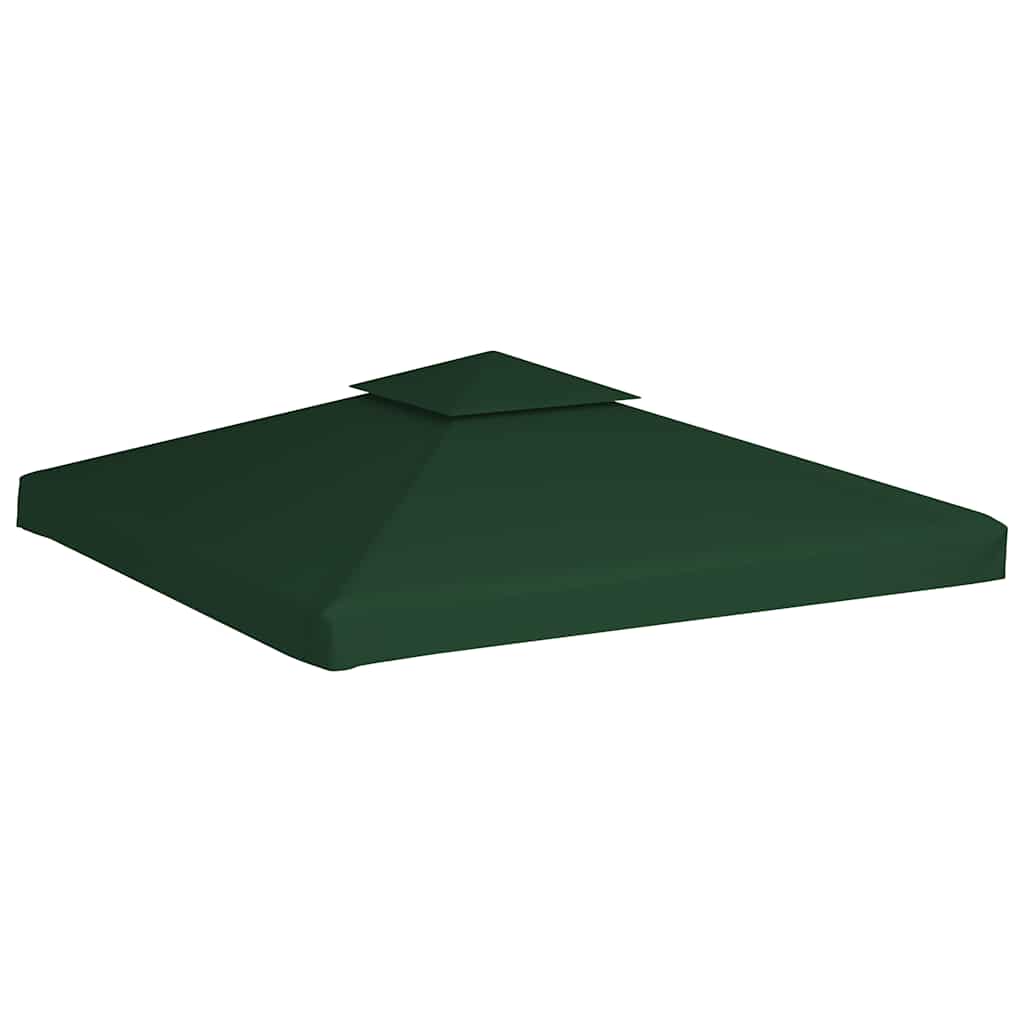 vidaXL Gazebo Canopy | Green | Polyester with PVC coating | 3 x 3 meter 2