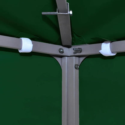 vidaXL Gazebo Canopy | Green | Polyester with PVC coating | 3 x 3 meter 4