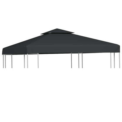 vidaXL Gazebo Cover Canopy Replacement 310 g / m² Dark Grey 3 x 3 m 1