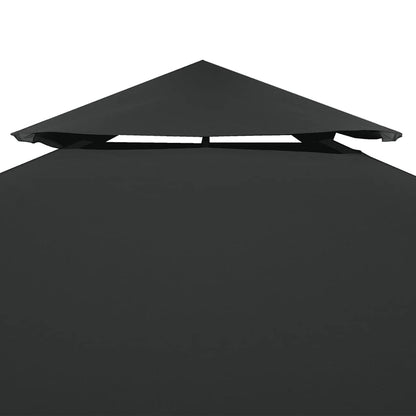vidaXL Gazebo Cover Canopy Replacement 310 g / m² Dark Grey 3 x 3 m 3