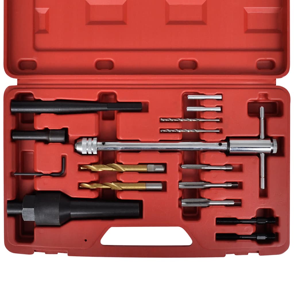 vidaXL Glow Plug Removal Thread Repair Set for Audi Seat VW Mercedes Opel 4