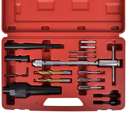 vidaXL Glow Plug Removal Thread Repair Set for Audi Seat VW Mercedes Opel 4