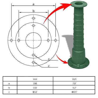 Cast Iron Stand for Garden Hand Water Pump 4