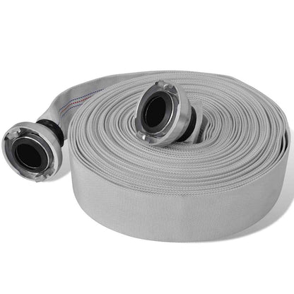 vidaXL Fire Hose Flat Hose 30 m with C-Storz Couplings 2 Inch 1