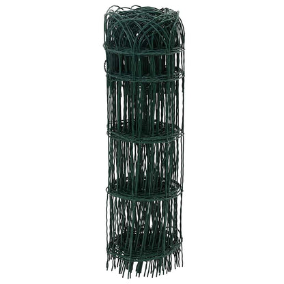 vidaXL Garden Border Fence Powder-coated Iron 25x0.65 m 2