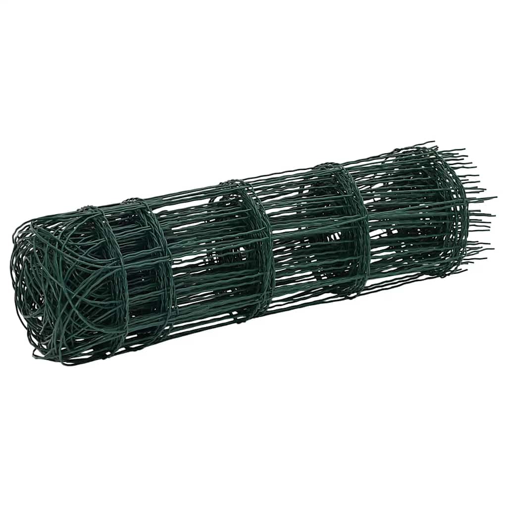 vidaXL Garden Border Fence Powder-coated Iron 25x0.65 m 3