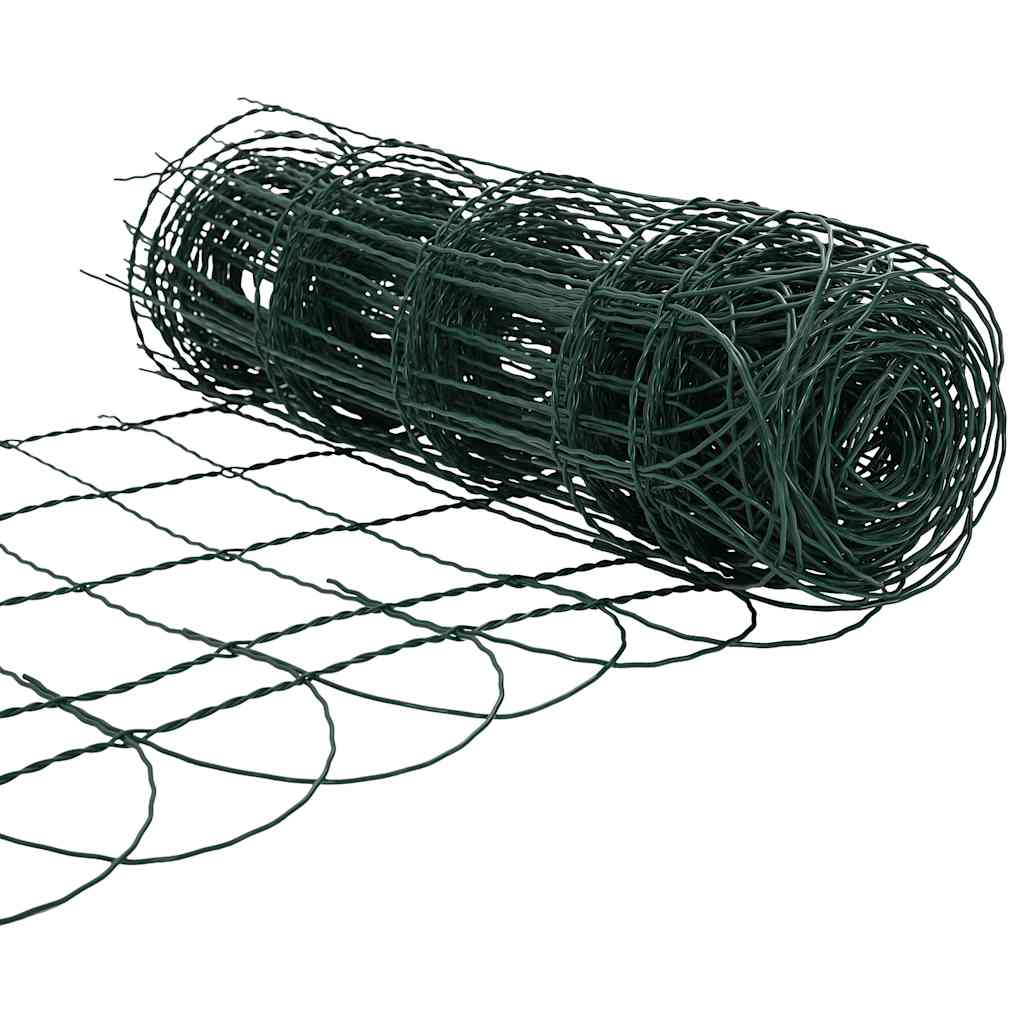vidaXL Garden Border Fence Powder-coated Iron 25x0.65 m 5