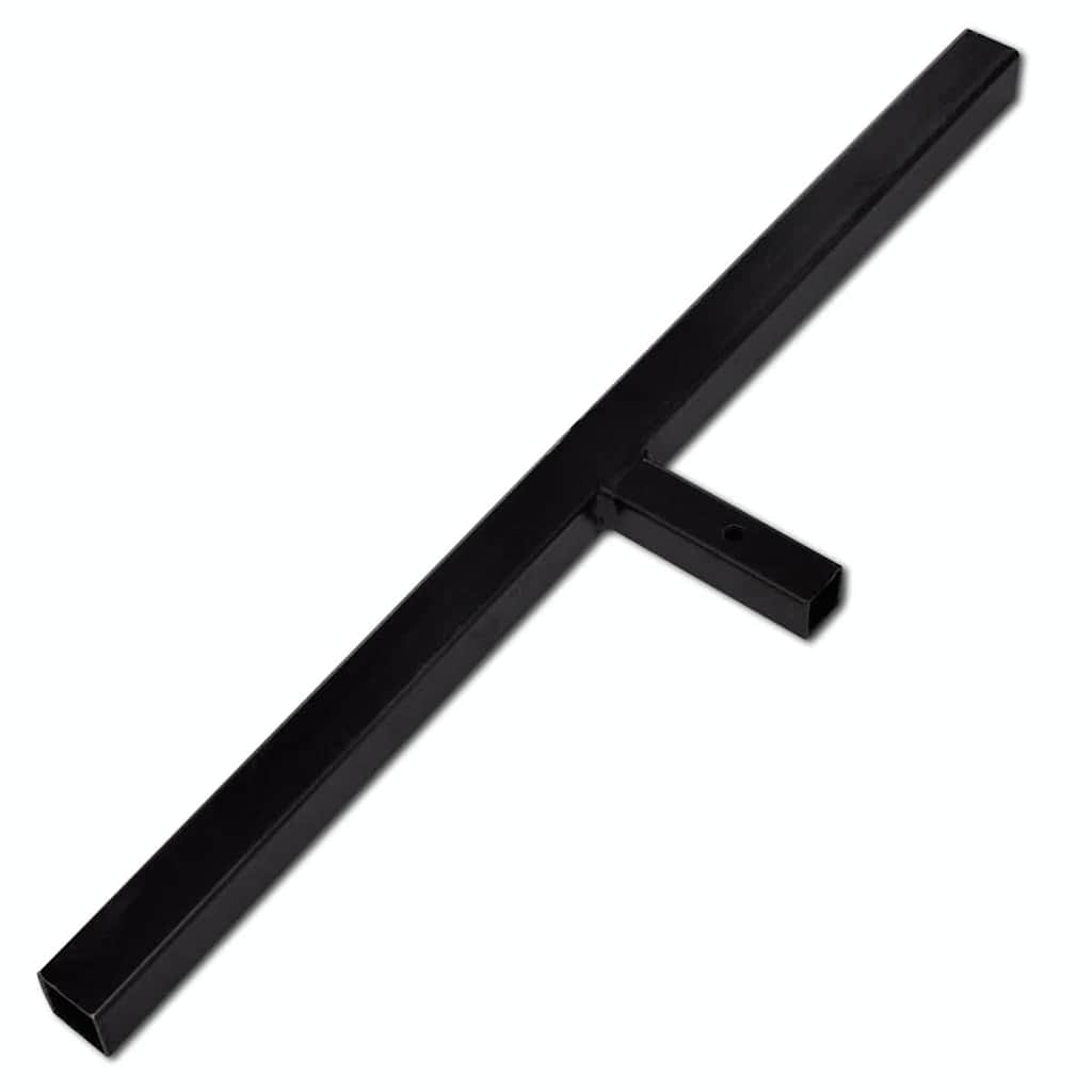 vidaXL Ground Drill with Handle Auger Bit 200 mm Three Spirals Steel Black 2