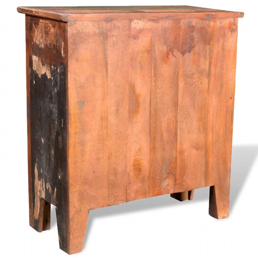 vidaXL Reclaimed Cabinet Solid Wood with 4 Drawers 6