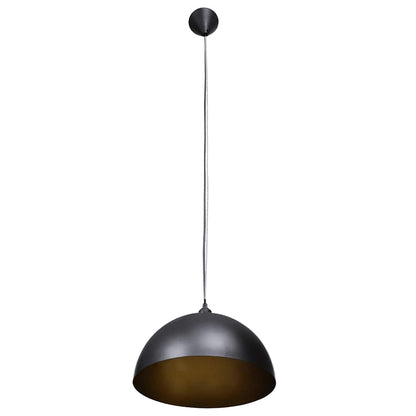 vidaXL Ceiling Lamp | Set of 2 | Black and Gold | Metal | Medium 5