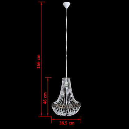 vidaXL Pendant Chandelier 36.5 x 46 cm 5