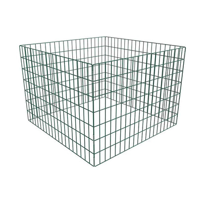 vidaXL Compost Bin | Green | Powder Coated Steel | 100 x 100 x 70 cm | Durable 1