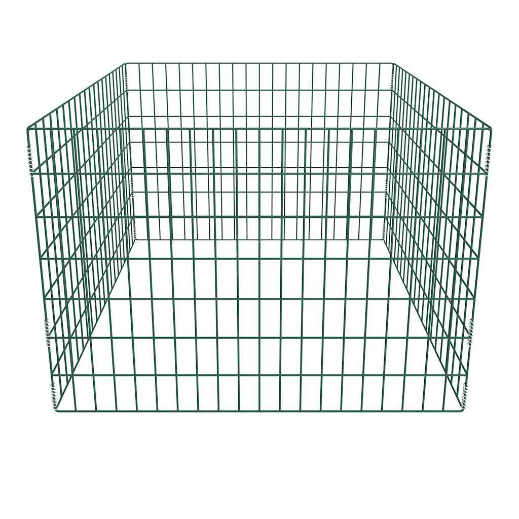 vidaXL Compost Bin | Green | Powder Coated Steel | 100 x 100 x 70 cm | Durable 2