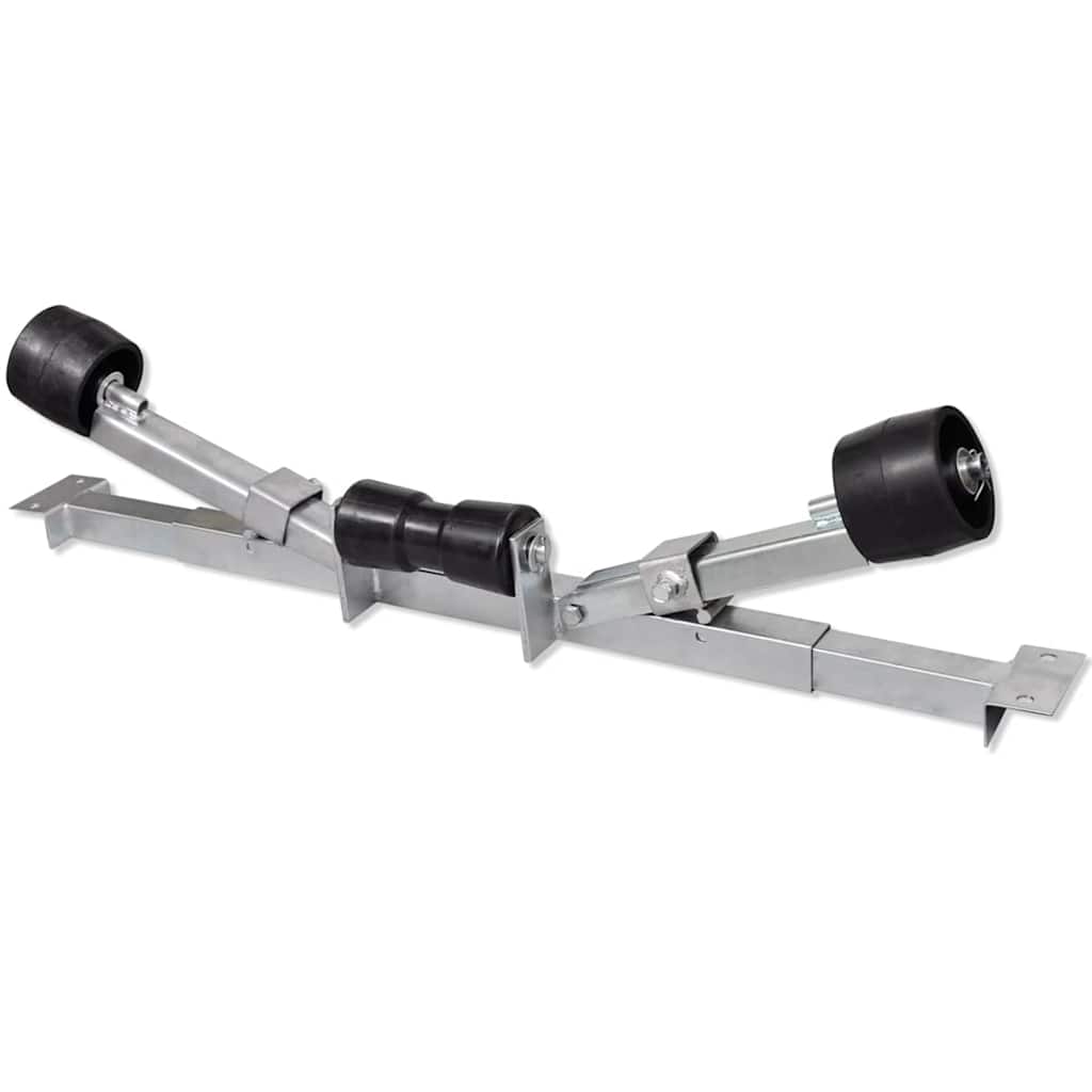 vidaXL Boat Trailer Bottom Support Bracket with Keel Rollers 1