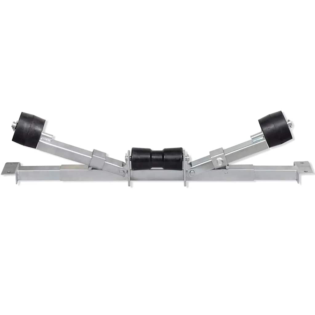 vidaXL Boat Trailer Bottom Support Bracket with Keel Rollers 2