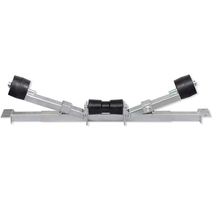 vidaXL Boat Trailer Bottom Support Bracket with Keel Rollers 2