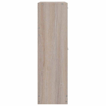 vidaXL Shoe Cabinet | Oak | Engineered wood, Plastic, Aluminium alloy | Medium 5
