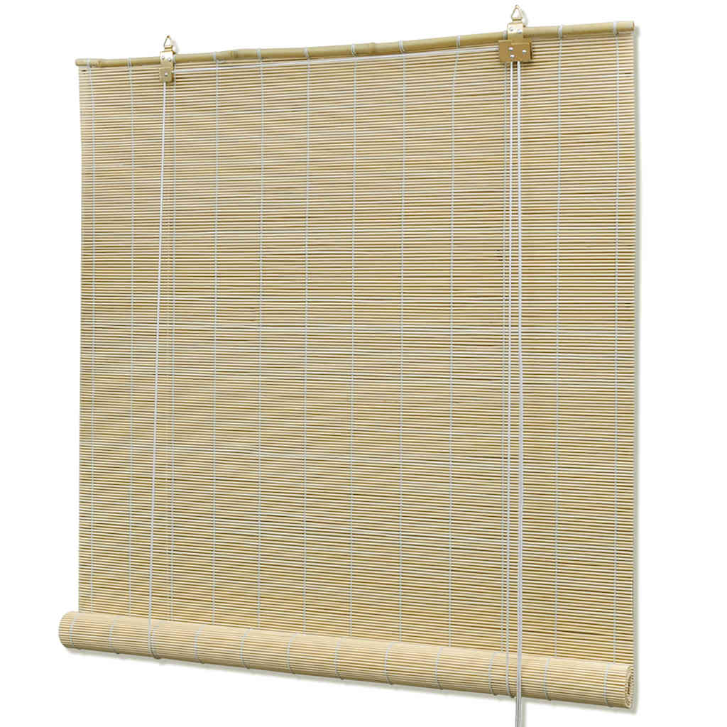 vidaXL Natural Bamboo Roller Blinds 150 x 220 cm 1