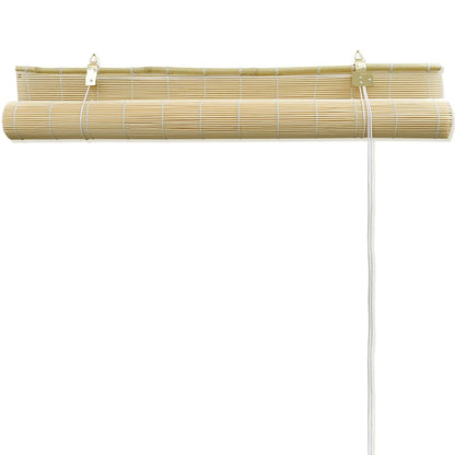 vidaXL Natural Bamboo Roller Blinds 150 x 220 cm 4