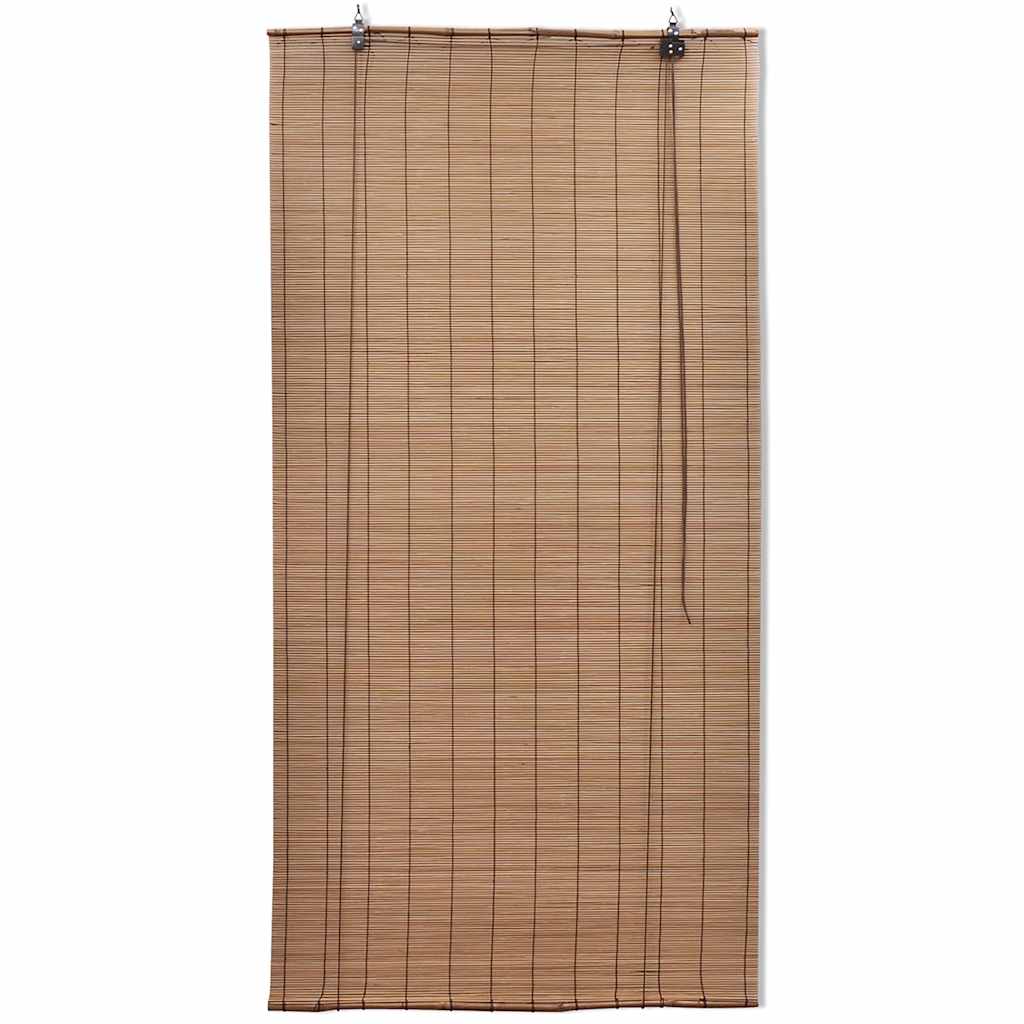 vidaXL Brown Bamboo Roller Blinds 150 x 220 cm 2