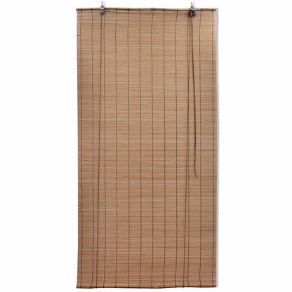 vidaXL Brown Bamboo Roller Blinds 150 x 220 cm 2