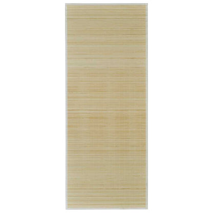 Rectangular Natural Bamboo Rug 150 x 200 cm 2
