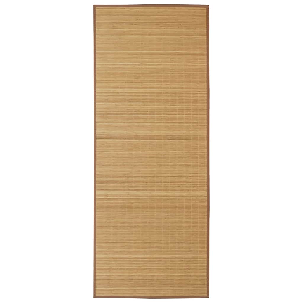 Rectangular Brown Bamboo Rug 120 x 180 cm 2