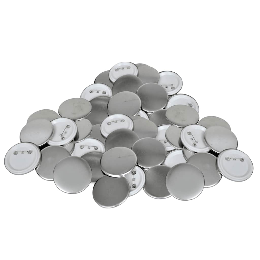 vidaXL 500 pcs Pinback Button Parts 58 mm 1
