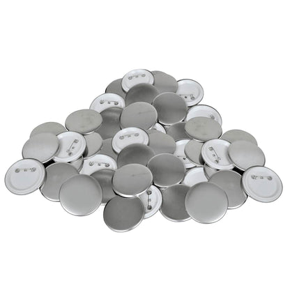 vidaXL 500 pcs Pinback Button Parts 58 mm 1