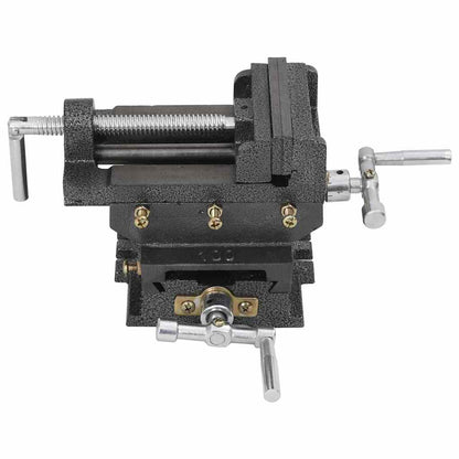 vidaXL Manually Operated Cross Slide Drill Press Vice 78 mm 2