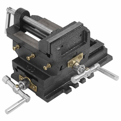 vidaXL Manually Operated Cross Slide Drill Press Vice 78 mm 3