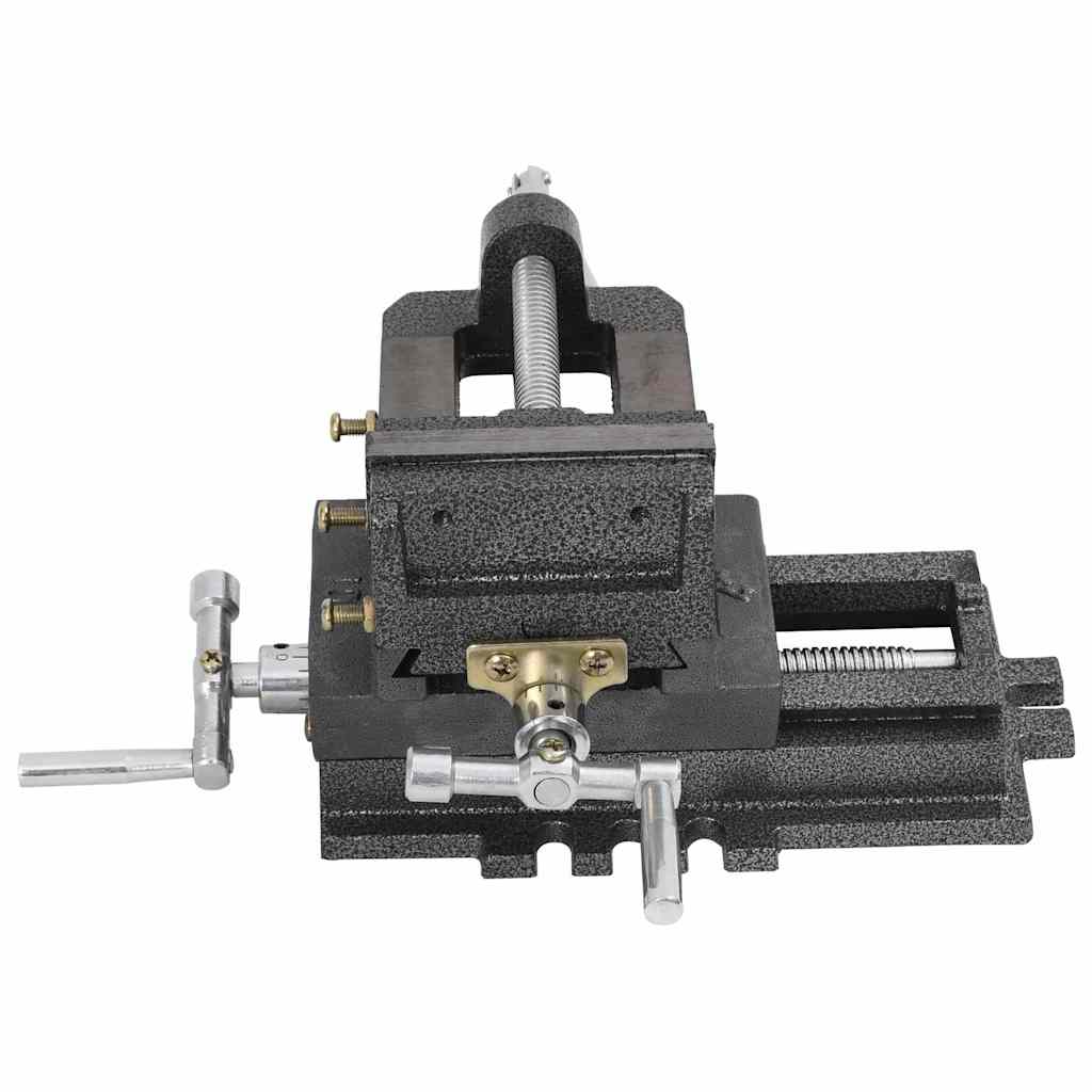 vidaXL Manually Operated Cross Slide Drill Press Vice 78 mm 4