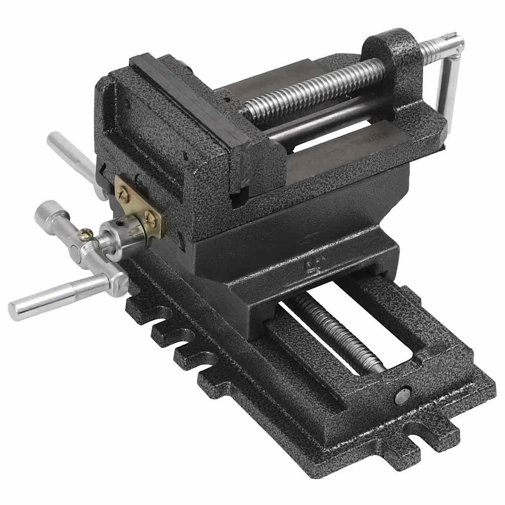 vidaXL Manually Operated Cross Slide Drill Press Vice 78 mm 5