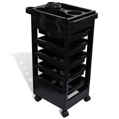 Hair Salon Plastic Trolley with Wheels 2