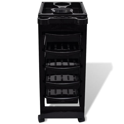 Hair Salon Plastic Trolley with Wheels 3