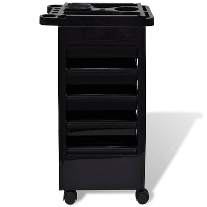 Hair Salon Plastic Trolley with Wheels 4