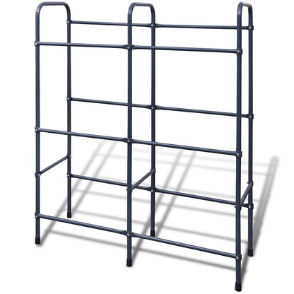 vidaXL Steel Shelf for 6 Crates 2