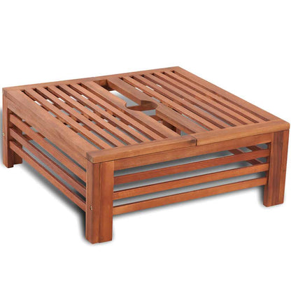 vidaXL Parasol | Acacia hardwood | Medium | Durable | Acacia Hardwood | Square 2