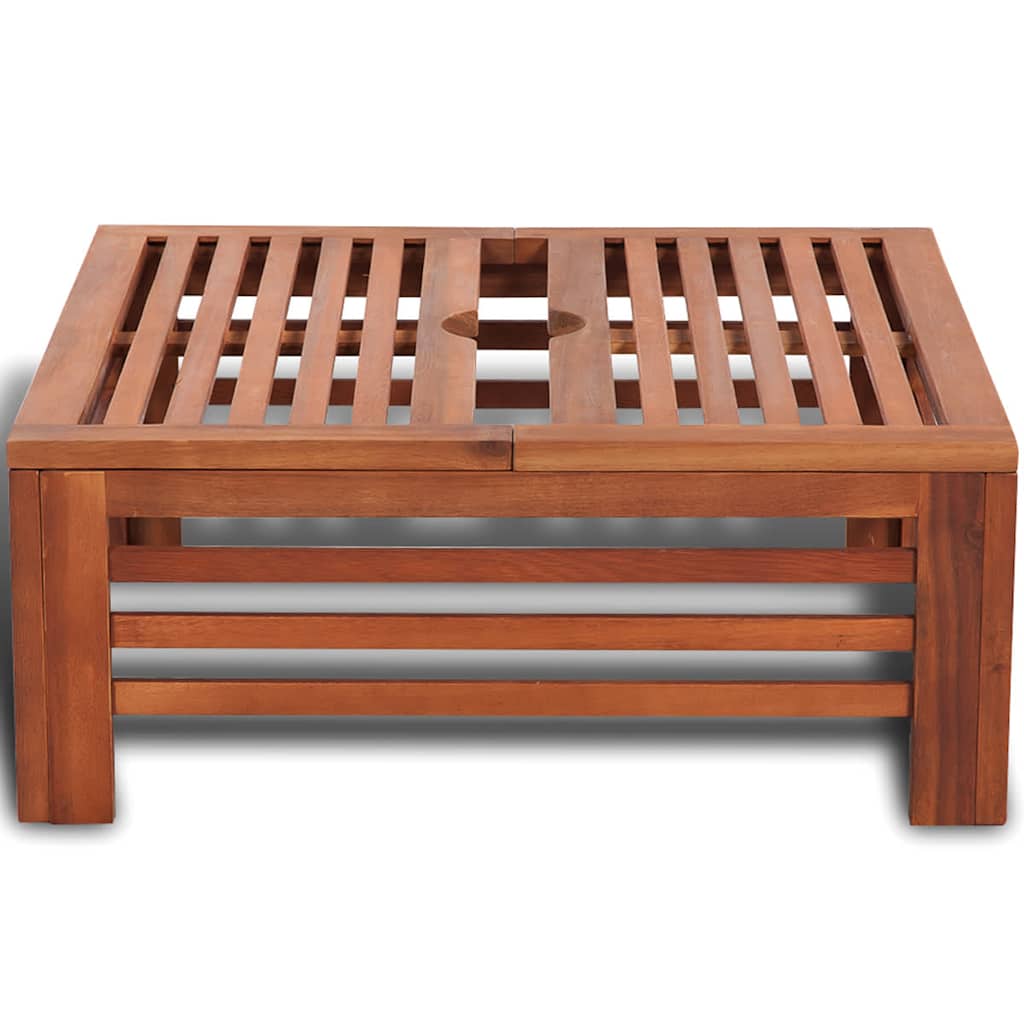 vidaXL Parasol | Acacia hardwood | Medium | Durable | Acacia Hardwood | Square 3